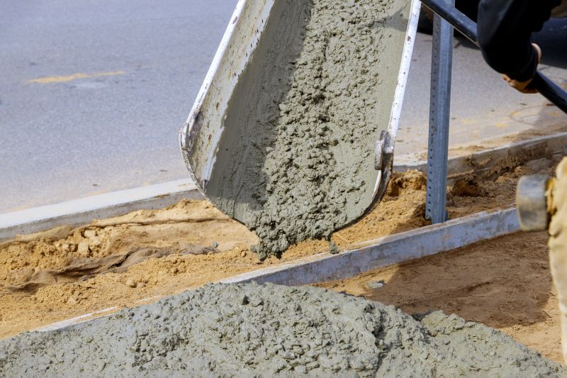 Construction Site with Cement